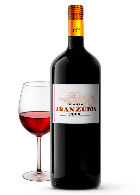 Botella vino 1,5L Magnum Aranzubia Crianza